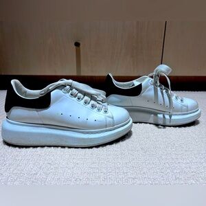 Women’s Alexander McQueen platform sneakers.